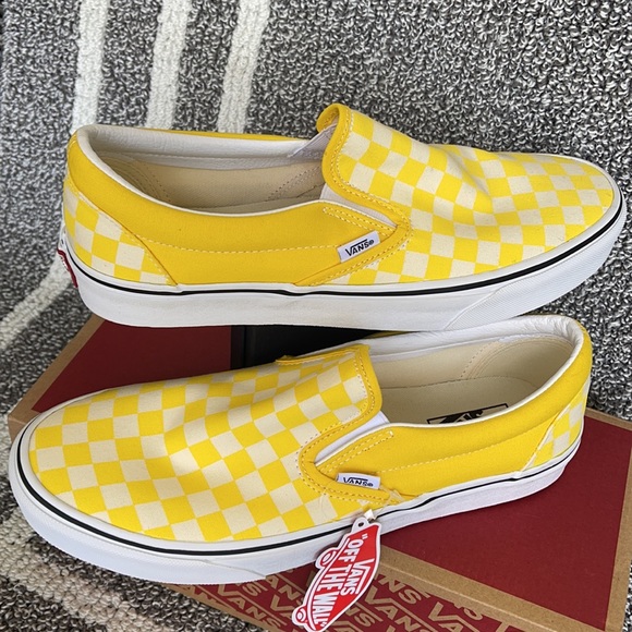 Vans Classic Slip-On Checkerboard Cybrylwtrwt MENS - Picture 11 of 16